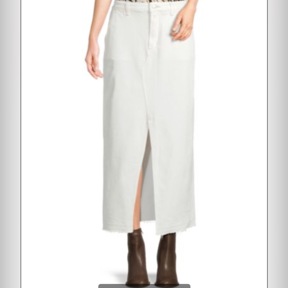 Rails Manhattan Slit Denim Maxi Skirt